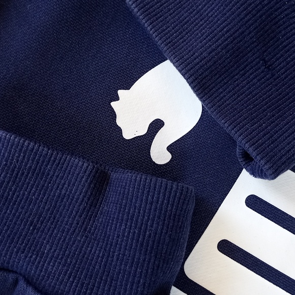 MODERN PUMA Blue White Hoodie Sweater - Picture 4 of 4